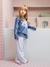 Pack of 2 pyjamas for girls slate blue - vertbaudet enfant 