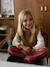 Fancy Sleeveless Jumper for Girls navy blue+olive - vertbaudet enfant 