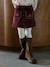 Short skirt for girls plum - vertbaudet enfant 