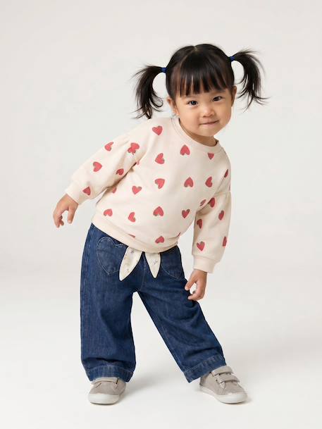 Sweatshirt for baby ecru - vertbaudet enfant 