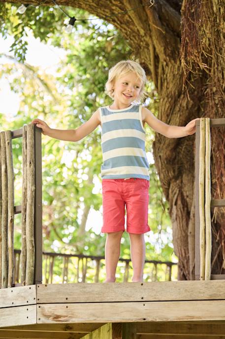 Pack of 2 Tank Tops for Boys set green+set yellow - vertbaudet enfant 