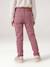 Slim trousers for girls ink blue+mauve - vertbaudet enfant 