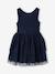 Dress and cardigan set for girls navy blue - vertbaudet enfant 