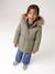 3-in-1 Parka with Hood for Girls black+GREEN DARK SOLID+khaki+PURPLE MEDIUM SOLID+sage - vertbaudet enfant 