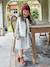 Faux Fur Waistcoat for Girls printed brown+White - vertbaudet enfant 
