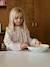 Long-sleeved blouse for girls ecru - vertbaudet enfant 