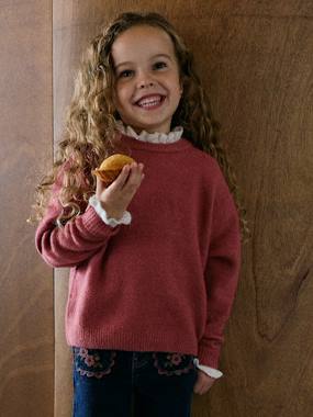 High-neck jumper for girls - vertbaudet enfant