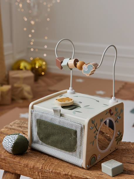 Activity Box in FSC® Wood green - vertbaudet enfant 