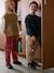 Pantalon velours balloon fille vieux rose - vertbaudet enfant 
