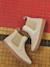 Leather Boots with Elastic & Zip, for Girls black+camel+gold+navy blue - vertbaudet enfant 