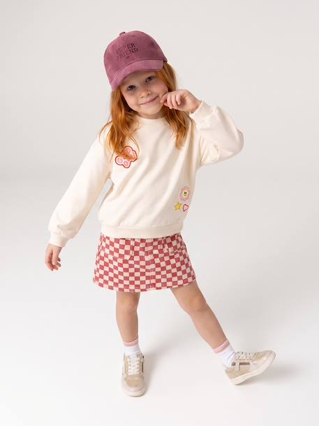 The Sweatshirt for girls ecru - vertbaudet enfant 