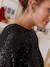 Reversible sequin nursing blouse, front/back black - vertbaudet enfant 