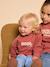 Sweat de noël bébé mixte manches longues terracotta - vertbaudet enfant 