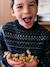 Knit jumper Jacquard for boys navy blue - vertbaudet enfant 