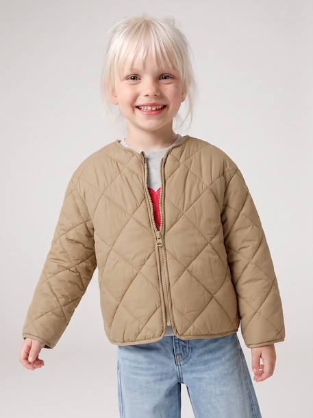 3-in-1 detachable parka for girls blush+navy blue - vertbaudet enfant 