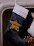 Mouse and Rabbit Christmas Stocking in Velour green - vertbaudet enfant 