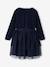 Dress and cardigan set for girls navy blue - vertbaudet enfant 