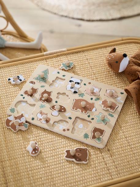 Peg Puzzle, Green Forest Multi - vertbaudet enfant 