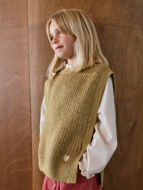 Fancy Sleeveless Jumper for Girls - vertbaudet enfant