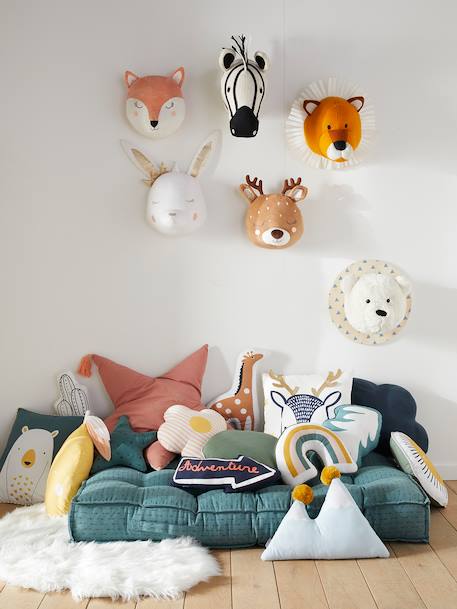 Wall Trophy, Lion Orange - vertbaudet enfant 