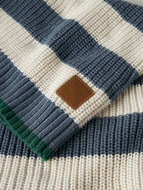 Striped jumper Name It for boys grey blue - vertbaudet enfant 