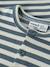 T-shirt rayé garçon à patte de boutonnage name it bleu grisé+olive - vertbaudet enfant 