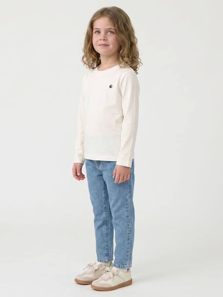 T-shirt manches longues blanc - vertbaudet enfant 