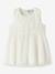 Robe bébé sans manches en tulle avec broderie name it écru+mauve - vertbaudet enfant 