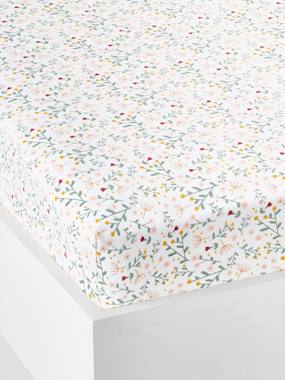 Bedding & Decor-Fitted Sheet for Babies, Little Flowers Theme