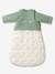 Gigoteuse hiver manches amovibles bi-matière FLEURETTES VERT - vertbaudet enfant 