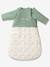 Gigoteuse hiver manches amovibles bi-matière FLEURETTES VERT - vertbaudet enfant 