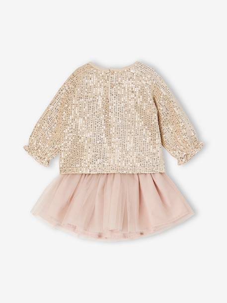 Skirt and top set for baby girls rose - vertbaudet enfant 