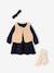 Dress set for baby girls navy blue - vertbaudet enfant 