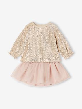 Skirt and top set for baby girls - vertbaudet enfant