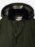 Parka with removable hood for boys lichen - vertbaudet enfant 