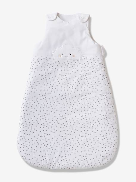 Sleeveless Baby Sleep Bag, NUAGE BLANC White - vertbaudet enfant 