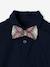 Long-sleeved shirt for boys navy blue - vertbaudet enfant 