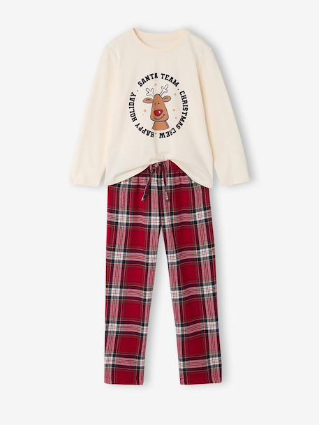 Pyjama garçon Noël Capsule Famille écru - vertbaudet enfant 