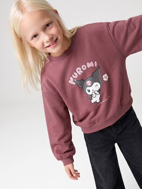 Kuromi sweatshirt for girls plum - vertbaudet enfant 