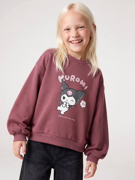 Kuromi sweatshirt for girls plum - vertbaudet enfant 