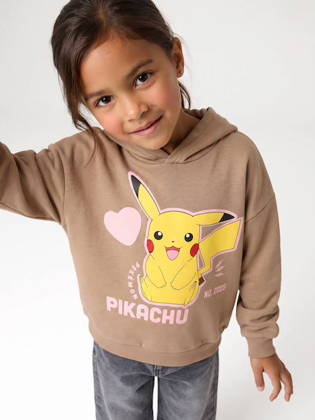 Pikachu hooded sweatshirt for girls hazel - vertbaudet enfant 