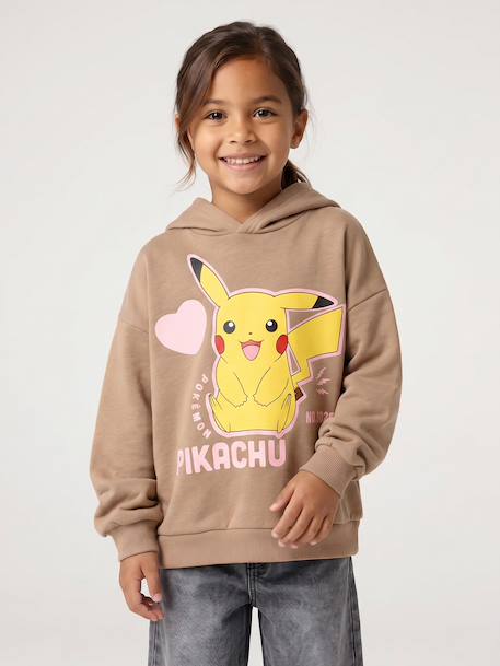 Pikachu hooded sweatshirt for girls hazel - vertbaudet enfant 