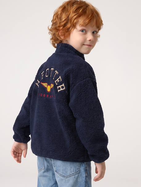 Zip-up Harry Potter jacket for boys navy blue - vertbaudet enfant 