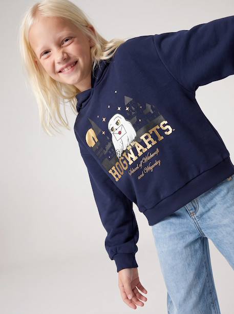 Sweat à capuche Harry Potter marine - vertbaudet enfant 