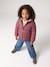 Lightweight hooded puffer jacket for girls grey green+lilac+navy blue+plum+rose - vertbaudet enfant 