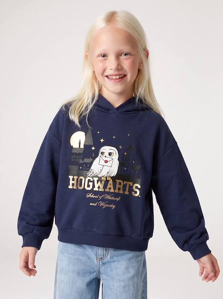Sweat à capuche Harry Potter marine - vertbaudet enfant 