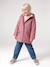 Raincoat with Sherpa Lining for Girls anthracite+green+indigo+mauve+multicoloured - vertbaudet enfant 