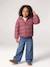 Lightweight hooded puffer jacket for girls grey green+lilac+navy blue+plum+rose - vertbaudet enfant 