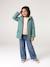 Raincoat with Sherpa Lining for Girls anthracite+green+indigo+mauve+multicoloured - vertbaudet enfant 