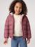 Lightweight hooded puffer jacket for girls grey green+lilac+navy blue+plum+rose - vertbaudet enfant 